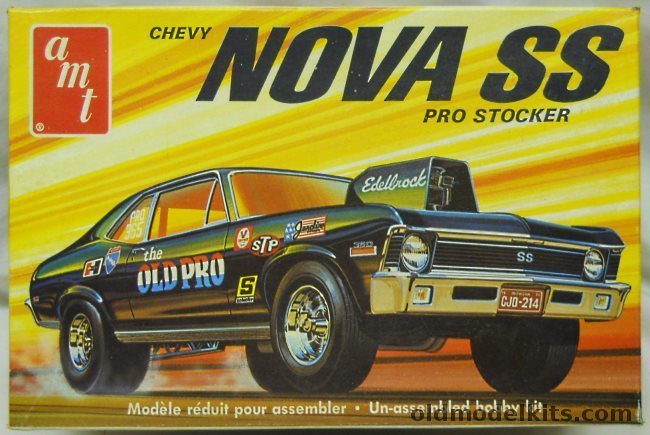 AMT 1/25 Chevrolet Nova SS Pro Stocker 'The Old Pro' or Factory Stock, T365 plastic model kit
